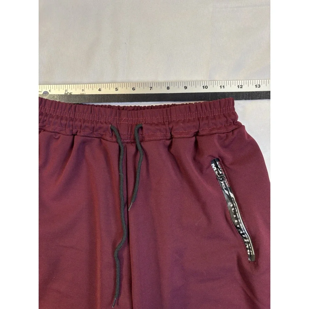 Nike Boys Sm Burgundy Super Hero Mode Basketball Shorts Athletic Active School